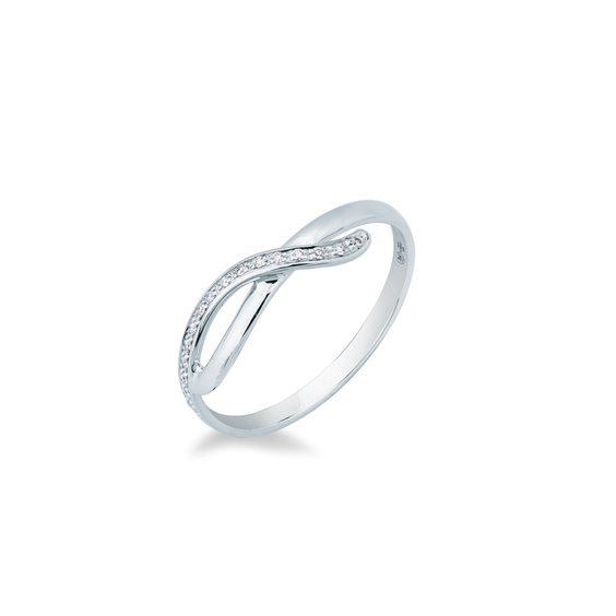 Anello Mirco Visconti Donna in Oro bianco Diamante 0.04 Ct LR70 - LR70